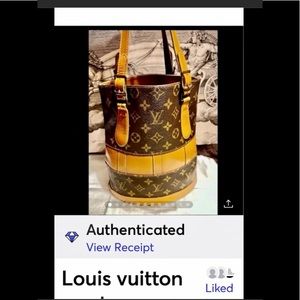 Louis Vuitton vintage bucket bag